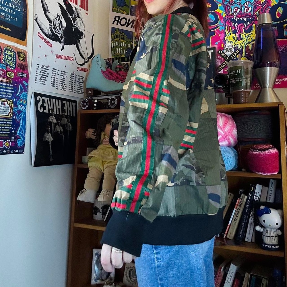 Camouflage Patchwork Jacket - image 4
